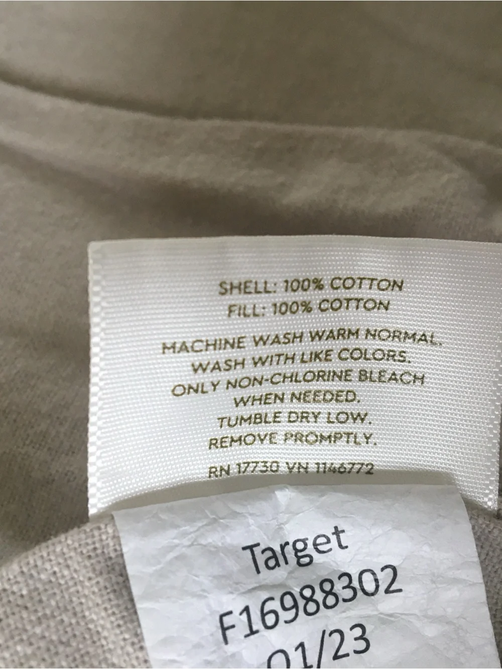 Set of 7 Neutral Textured Pillow Shams